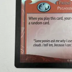 My Little Pony MLP CCG Premiere Foil Card F16 Drill Bit Destruction Worker - Image 2