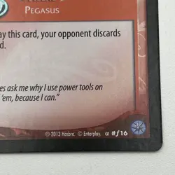 My Little Pony MLP CCG Premiere Foil Card F16 Drill Bit Destruction Worker - Image 3