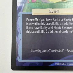 Assertiveness Training a #f31 Foil My Little Pony MLP FIM TCG Enterplay Card - Image 2