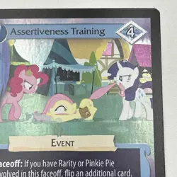 Assertiveness Training a #f31 Foil My Little Pony MLP FIM TCG Enterplay Card - Image 4