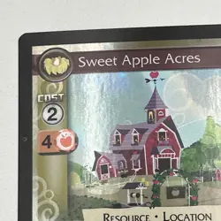 MY LITTLE PONY CCG GAME SINGLE FOIL CARD SWEET APPLE ACRES Alpha #f38 MLP - Image 5