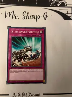 LETZTE ANGRIFSSBEFEHLE - 1. AUFLAGE SPEED DUEL SBCB-DE105 DE Yu-Gi-Oh! CARD - Image 2