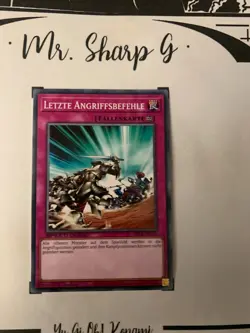 LETZTE ANGRIFSSBEFEHLE - 1. AUFLAGE SPEED DUEL SBCB-DE105 DE Yu-Gi-Oh! CARD - Image 3