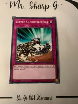 LETZTE ANGRIFSSBEFEHLE - 1. AUFLAGE SPEED DUEL SBCB-DE105 DE Yu-Gi-Oh! CARD - Image 4