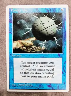 ***Energy Tap*** MTG Alternate 4th Edition Magic The Gathering - Image 1