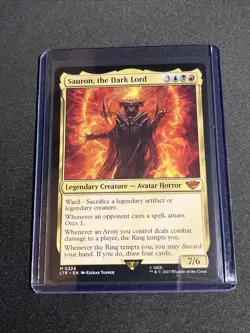 Magic MTG - Sauron, the Dark Lord - Mythic - Lord of the Rings - NM - Image 1