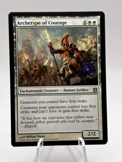 Archetype of Courage 4/165 Born of the Gods MTG NM - Image 1