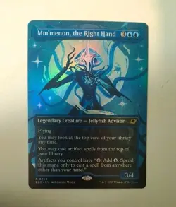 1 x Mm'menon, the Right Hand - Borderless - Edge of Eternities - NM-Mint - MTG - Image 1