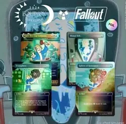 MTG Secret Lair x FALLOUT: Vault Boy Edition - Rainbow Foil - Sealed - Image 3