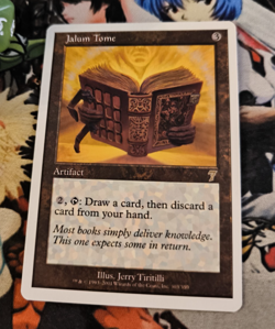 MTG Jalum Tome 🇬🇧 🟨 Nm 7th Edition Magic the Gathering Rare 2001 Artifact Og - Image 1