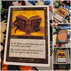 MTG Jalum Tome 🇬🇧 🟨 Nm 7th Edition Magic the Gathering Rare 2001 Artifact Og - Image 5