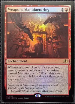MTG Edge Of Eternities Weapons Manufacturing Foil (Rare) - Image 1