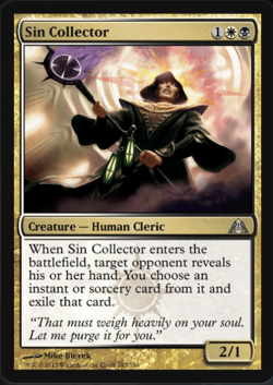 Magic the Gathering MTG Sin Collector (103) Dragon's Maze LP - Image 1