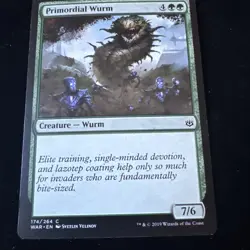 Primordial Wurm - War of the Spark - Magic the Gathering MTG Nice! - Image 1