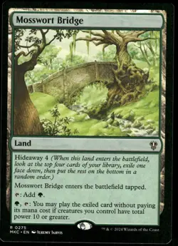 1x Mosswort Bridge - Commander: Murders at Karlov Manor - NM - MTG - Image 1