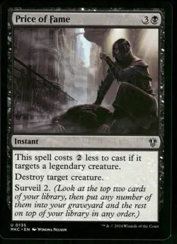 1x Price of Fame - Commander: Murders at Karlov Manor - NM - MTG - Image 1