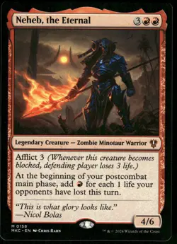 1x Neheb, the Eternal - Commander: Murders at Karlov Manor - NM - MTG - Image 1