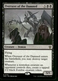 1x Overseer of the Damned - Commander: Murders at Karlov Manor - NM - MTG - Image 1