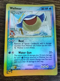 Pokemon Wailmer EX Ruby and Sapphire 48/109 Reverse Holo - Image 1