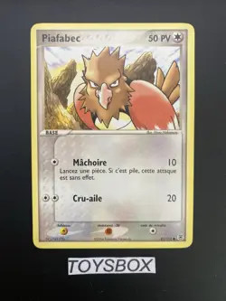 Carte Pokemon Piafabec 81/112 / Bloc EX Rouge Feu Vert Feuille / TBE FR - Image 2