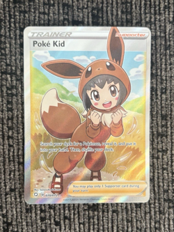 Pokemon TCG: Poke Kid 70/72 Full Art Shining Fates NM - Image 1