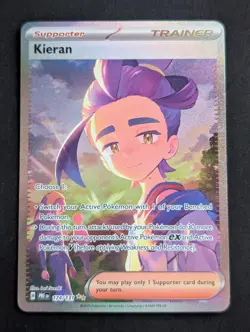 Kieran Sir 174/131 Prismatic Evolutions Special Illustration Rare Pokemon VLP - Image 5