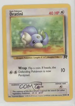 Dratini 1st Ed. Pokemon Team Rocket #53 2000 - Image 1