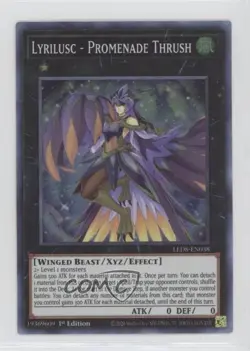 SR - Lyrilusc Promenade Thrush 1st Ed. YuGiOh Legendary Duelists: Synchro Storm - Image 1