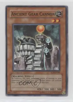 Ancient Gear Cannon 1st Ed. YuGiOh Shadow of Infinity #SOI-EN009 2006 - Image 1