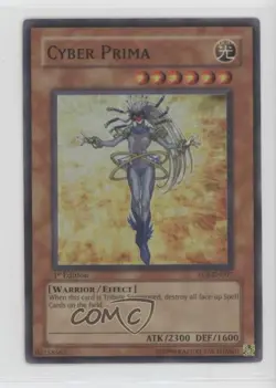 Cyber Prima 1st Ed. YuGiOh Enemy of Justice #EOJ-EN007 2006 - Image 1