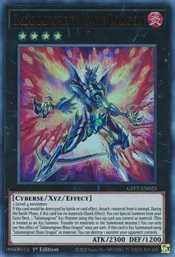 GFP2-EN025 SALAMANGREAT BLAZE DRAGON ULTRA RARE 1ST EDITION NEAR MINT YuGiOh TCG - Image 1