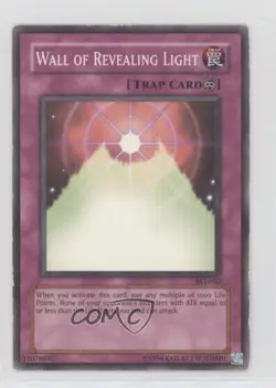 Wall of Revealing Light Unlimited YuGiOh Ancient Sanctuary #AST-050 2004 READ - Image 1