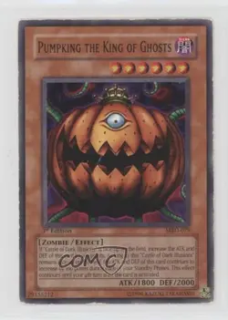 Pumpking the King of Ghosts 1st Ed. YuGiOh Metal Raiders #MRD-079 2002 READ - Image 1