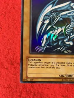 Yugioh Card Game Blue-Eyes White Dragon SDK-001 Sleeve Storage Collection Duel - Image 4
