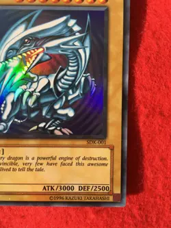 Yugioh Card Game Blue-Eyes White Dragon SDK-001 Sleeve Storage Collection Duel - Image 5