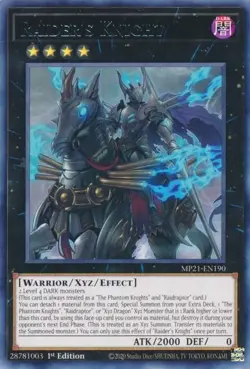 MP21-EN190 Raider's Knight 1st Edition Rare Near Mint YuGiOh Card TCG - Image 1