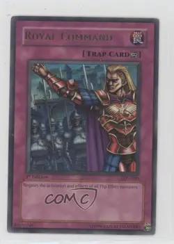Royal Command 1st Ed. YuGiOh Labyrinth of Nightmare #LON-080 2003 - Image 1