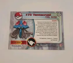Blue Logo topps Pokemon TV Animation Edition Series 1 #73 Tentacruel Card Mint - Image 2