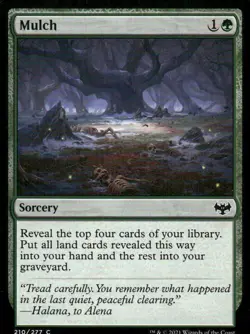Mulch 210/277 Innistrad Crimson Vow MTG Magic the Gathering card - Image 1