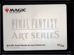 Red XIII, Proud Warrior - 30 - Art Card - FIN - NM - MTG Magic The Gathering - Image 2