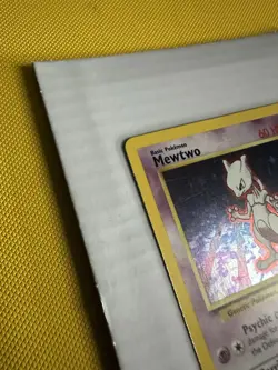 Pokemon Mewtwo TCG Base Set Holo Unlimited Rare Card 10/102 NM Condition - Image 5