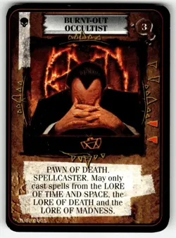 1995 Kult Reality is a Lie! Trading card game - BURNT-OUT OCCULTIST - Image 1
