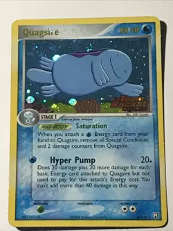 Quagsire 26/109 EX Team Rocket Returns Reverse Holo Stamped Pokemon Card LP - Image 1