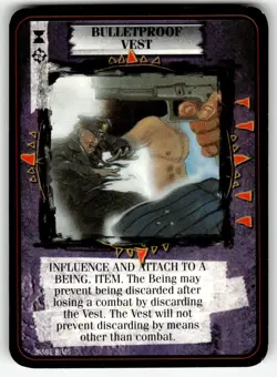 1995 Kult Reality is a Lie! Trading card game - BULLETPROOF VEST - Image 1