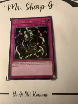 ANTI-RAIGEKI - 1. AUFLAGE LCKC-DE104 DUETSCH Yu-Gi-Oh! CARD SECRET RARE HOLO - Image 3