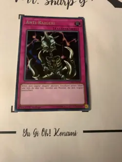 ANTI-RAIGEKI - 1. AUFLAGE LCKC-DE104 DUETSCH Yu-Gi-Oh! CARD SECRET RARE HOLO - Image 4