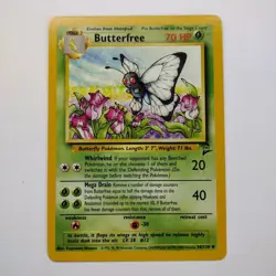 Butterfree 34/130 Uncommon Base Set 2 Pokemon Card MINT - Image 1