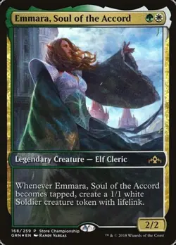 Emmara, Soul of the Accord -Foil Light Play MTG - Image 1
