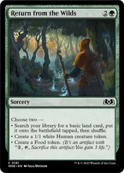 Return from the Wilds -Foil Near Mint MTG Wilds of Eldraine - Image 1