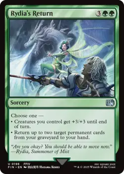 MTG Foil - Rydia's Return - 198 / NM / Japanese - Image 1